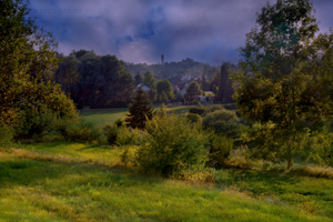 Blick nach Unterfahlheim und Oberfahlheim